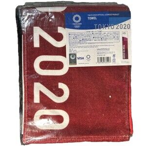 Olympic Commemorative Hand Towel Tokyo 2020 Games Visa - New In Package